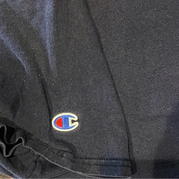 Champion Navy Blue Short Sleeve Tee Size S - Picture 4 of 5